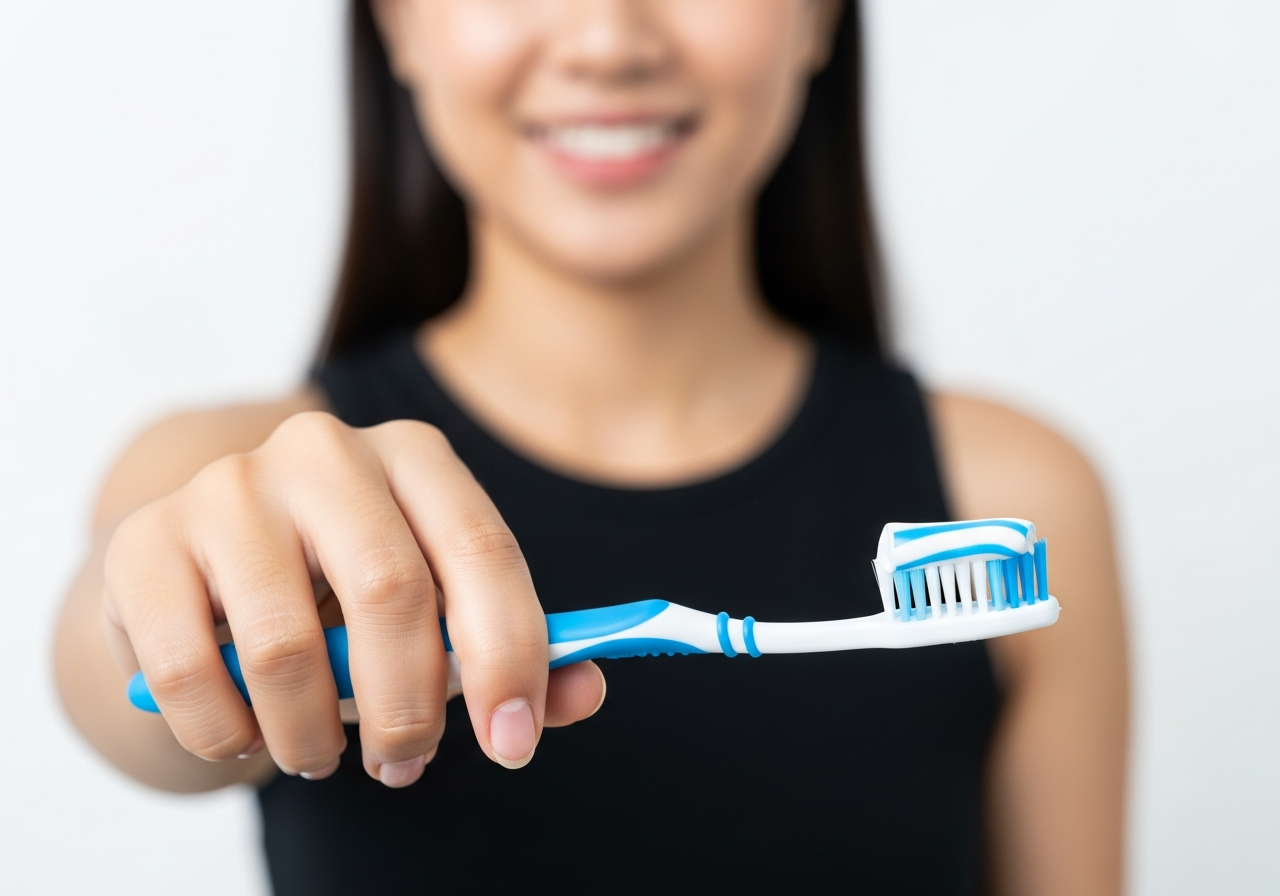 Sorgf&auml;ltige Mundhygiene gegen Zahnfleischbluten